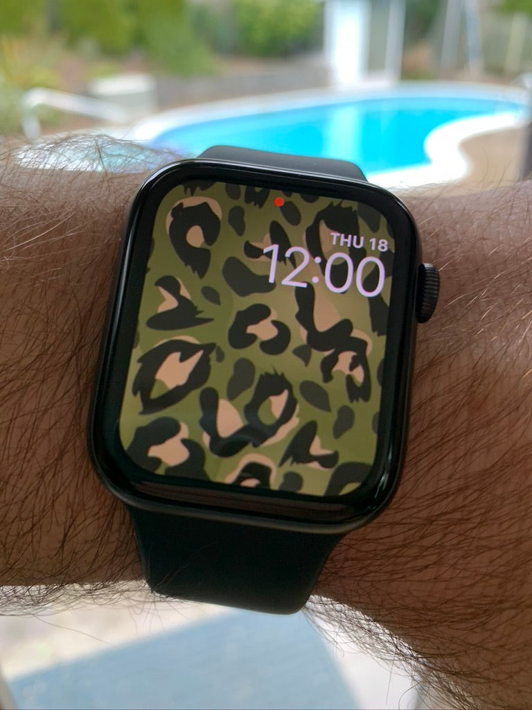 Tropic Leopard Apple Watch Face