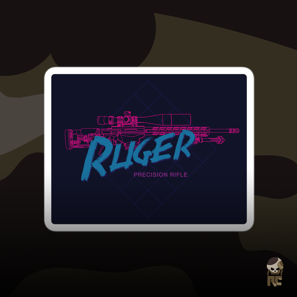 Ruger Precision Rifle Retro Bubble-free Stickers