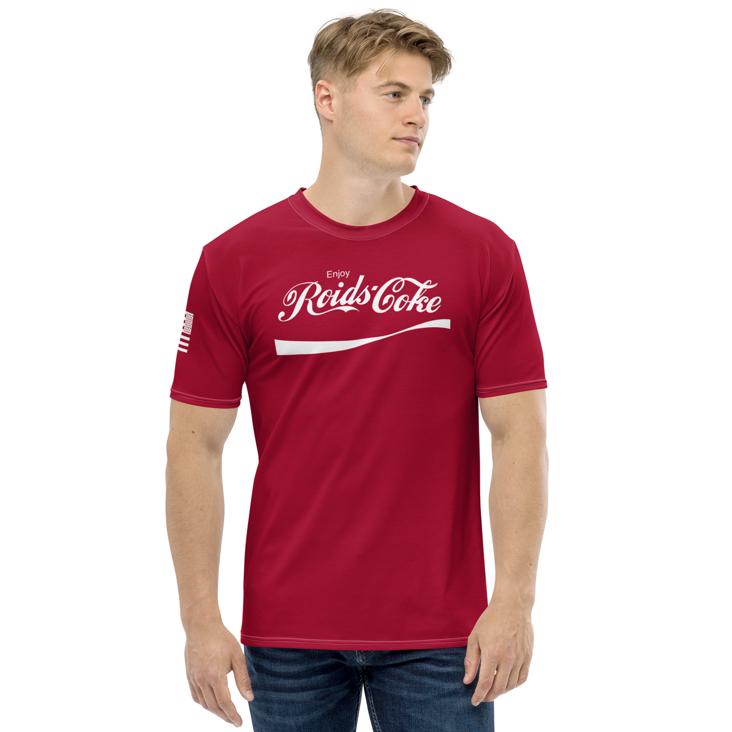 Enjoy Roids & Coke Men's Athletic T-Shirt