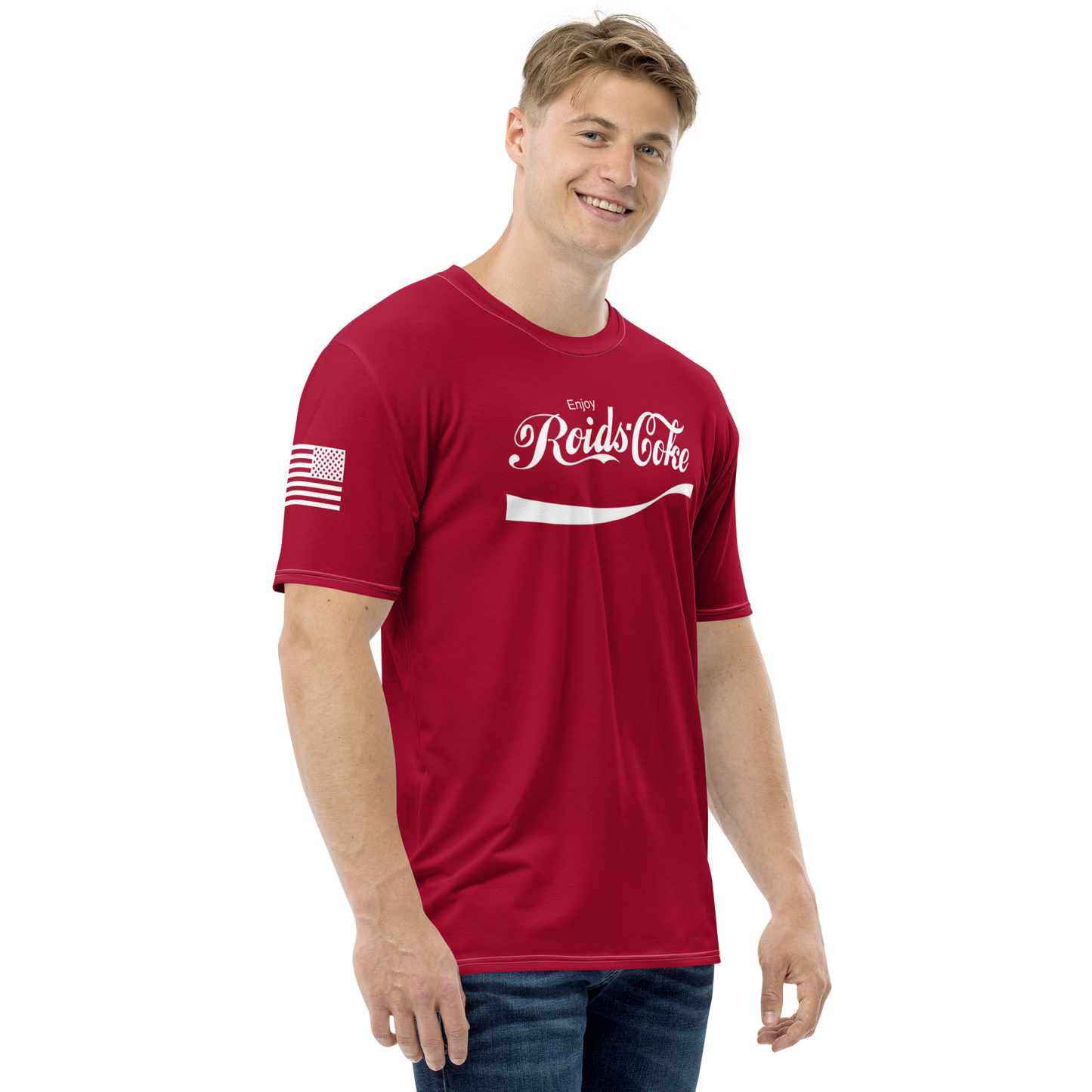 Enjoy Roids & Coke Men's Athletic T-Shirt