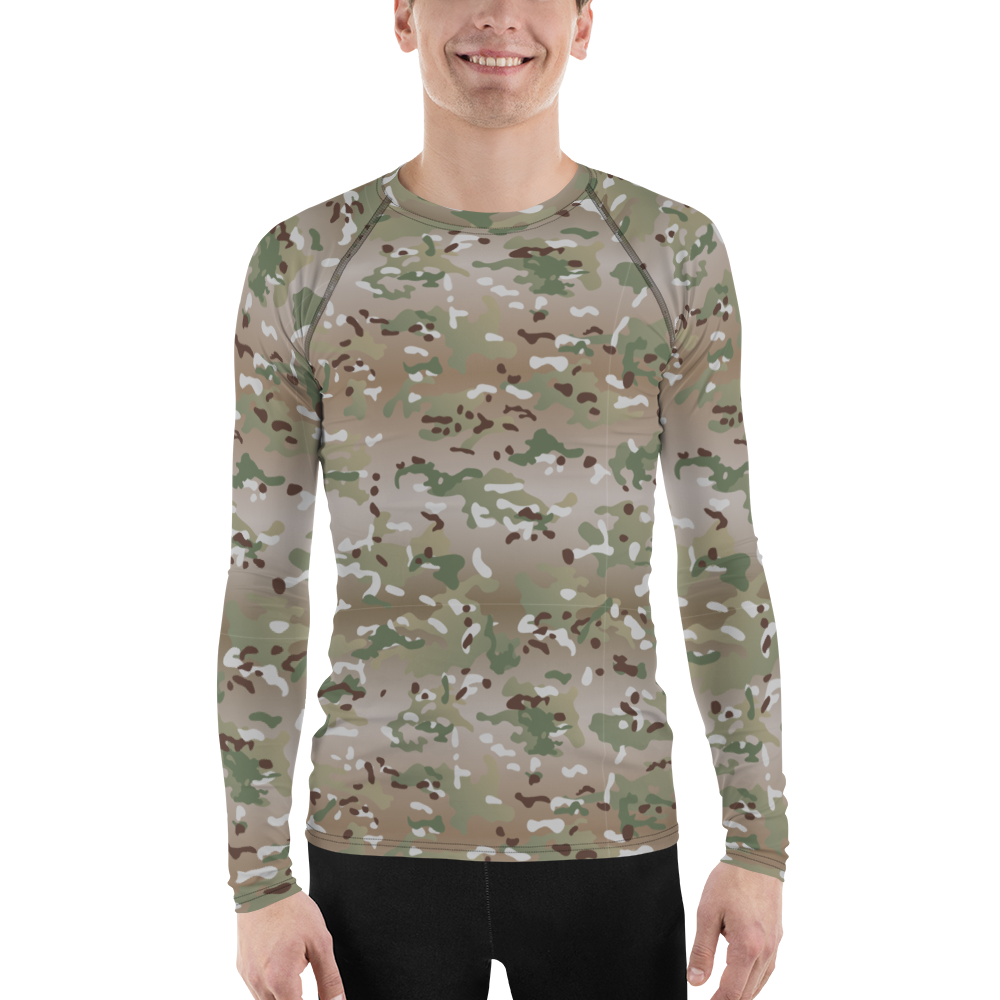 Men's Multicam Style Rash Guard