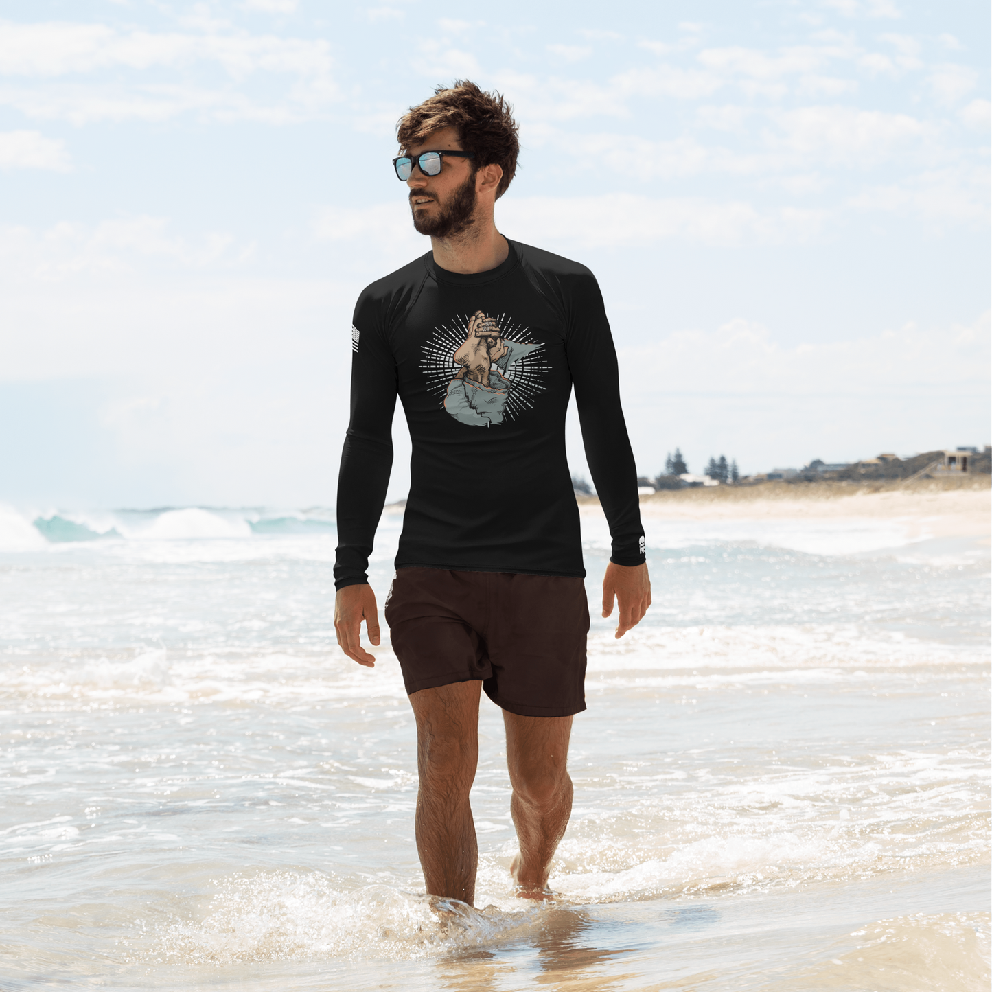 Fear The Reaper Men's Rash Guard