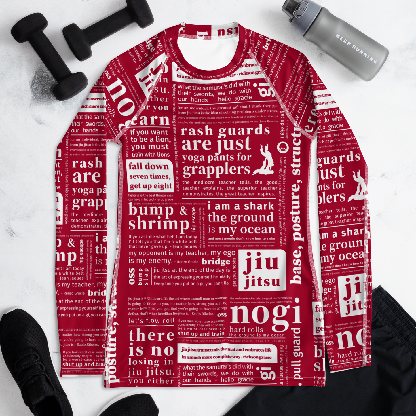 Rash Guards are just Yoga Pants for Grapplers - Women's Rash Guard