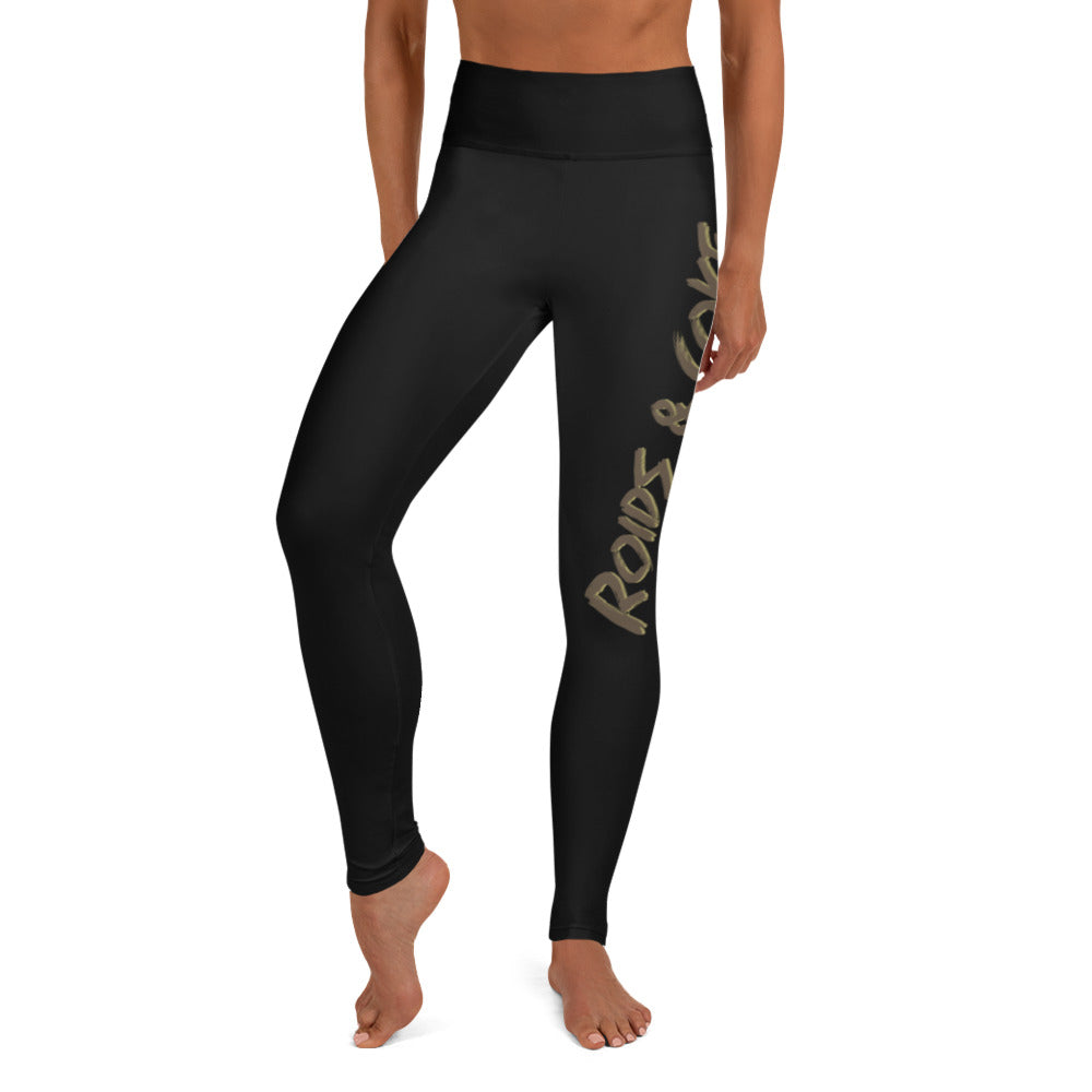 Roids & Coke Brush Yoga Leggings