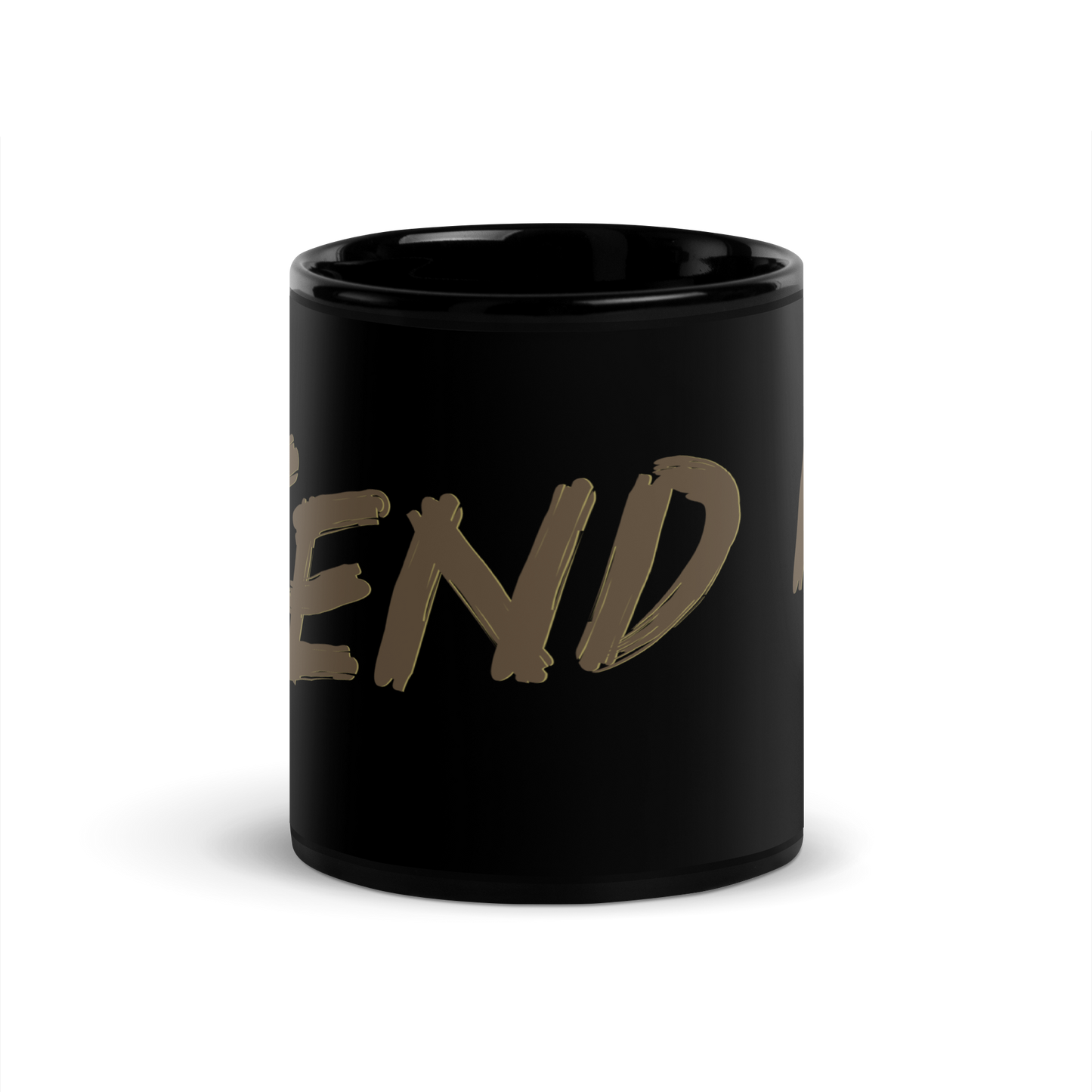 Send It Black Glossy Mug