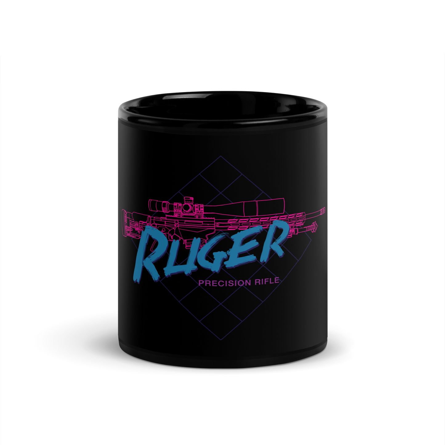 RPR Black Glossy Mug