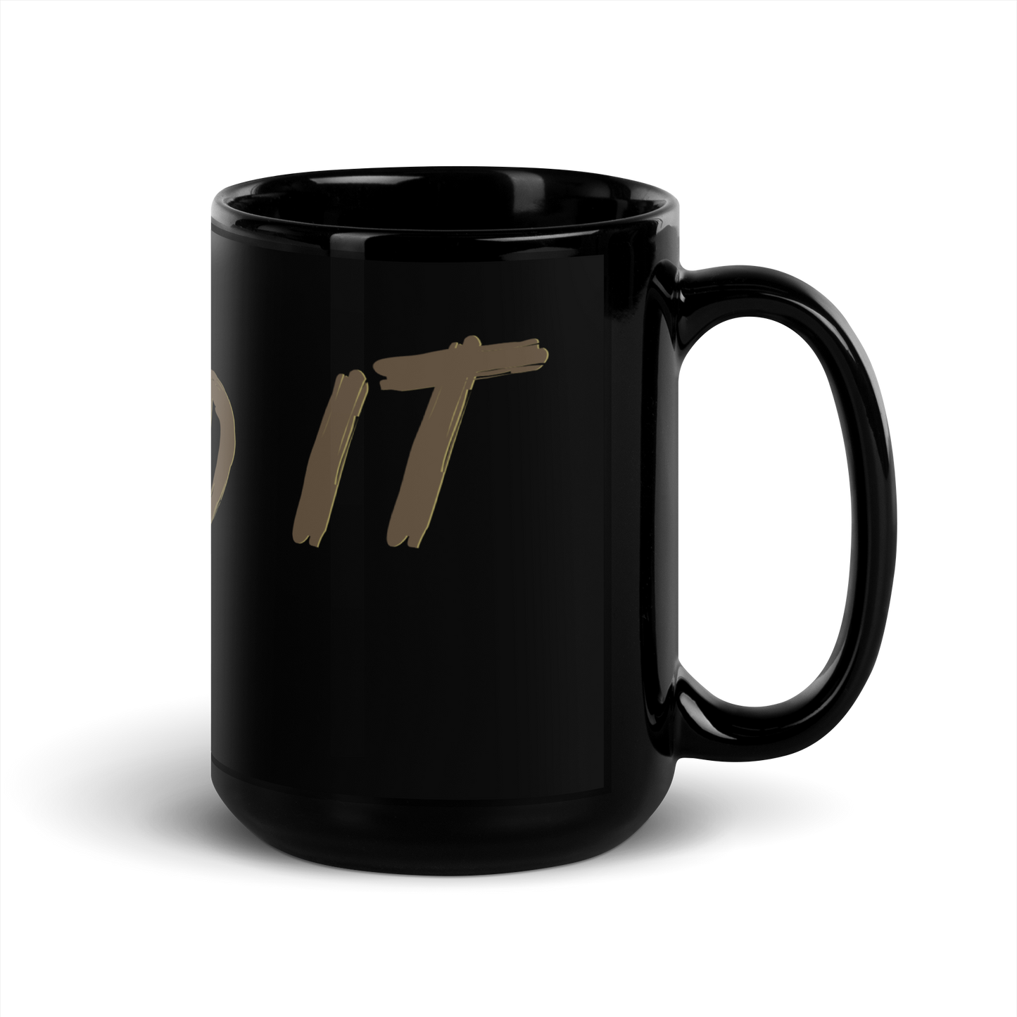 Send It Black Glossy Mug