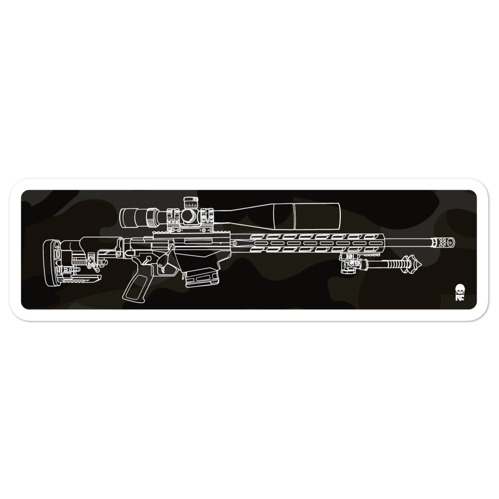 Dark Camo Bubble-free stickers