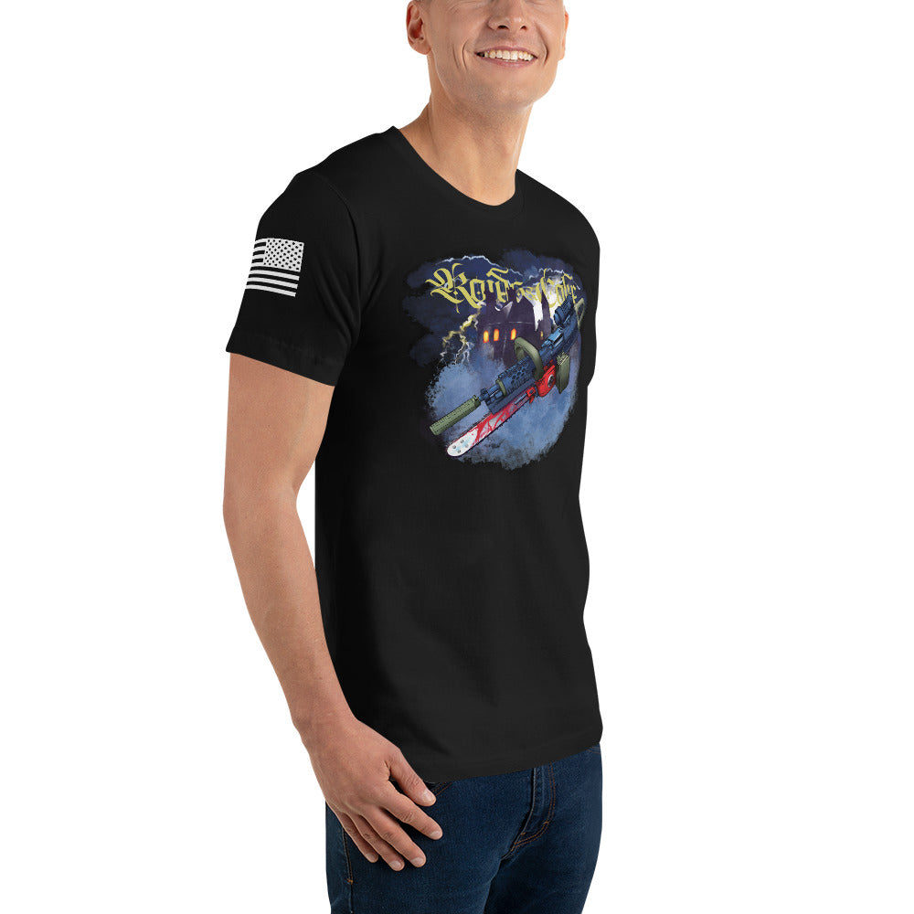 M249 SAW Roids & Coke Brand T-Shirt