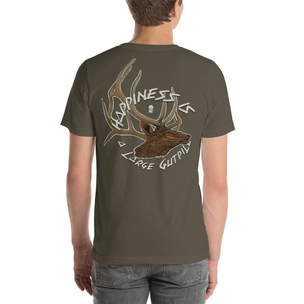Happiness is a Large Gutpile Short-Sleeve Unisex T-Shirt