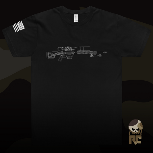 Ruger Precision Rifle Custom Line Art T-Shirt