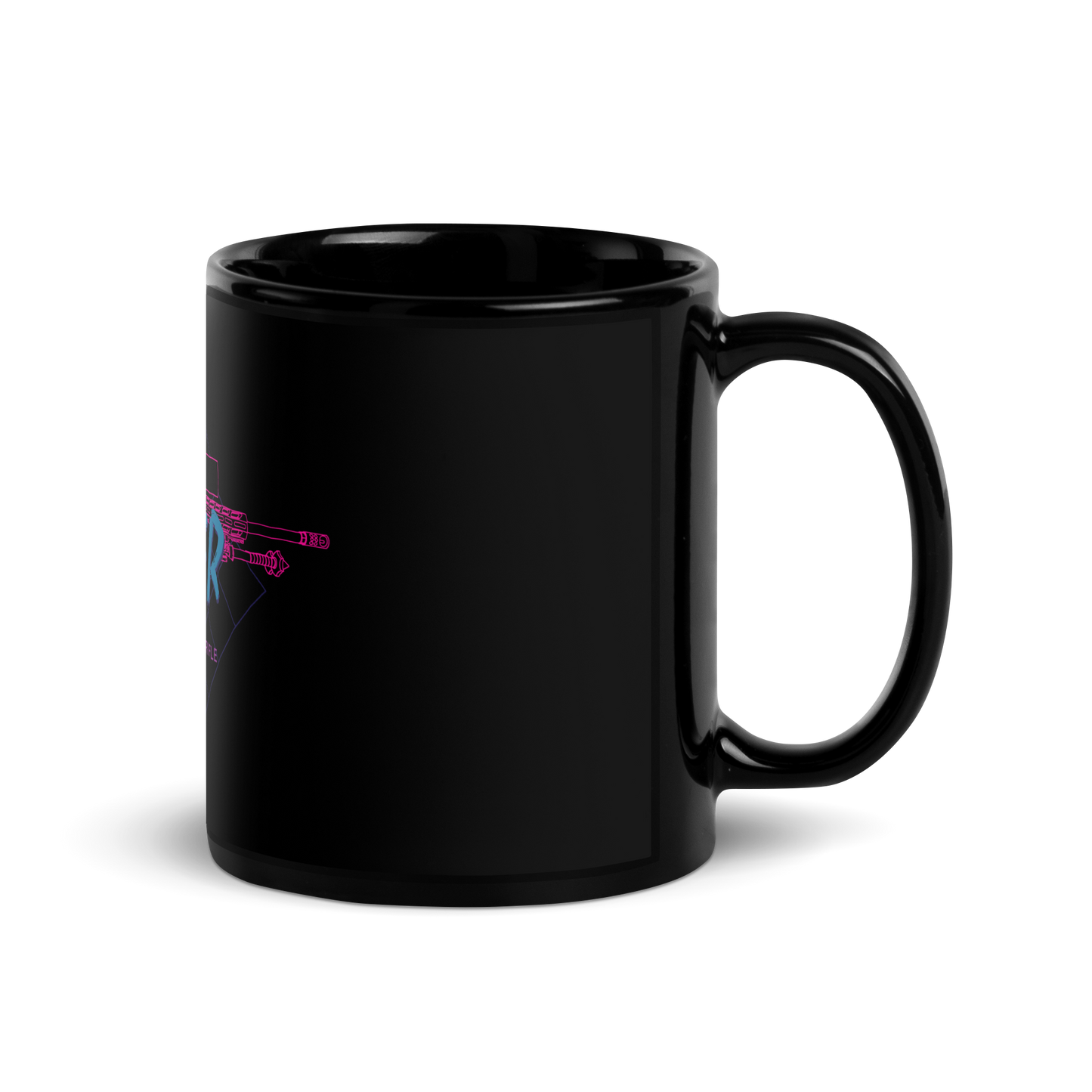 RPR Black Glossy Mug