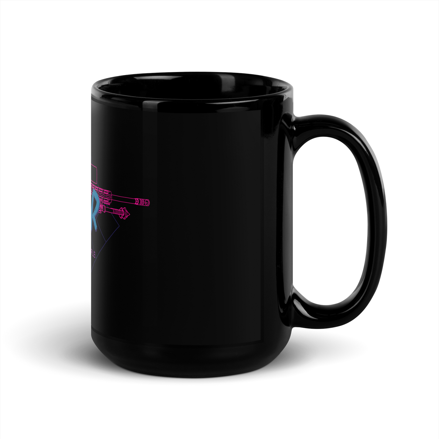 RPR Black Glossy Mug