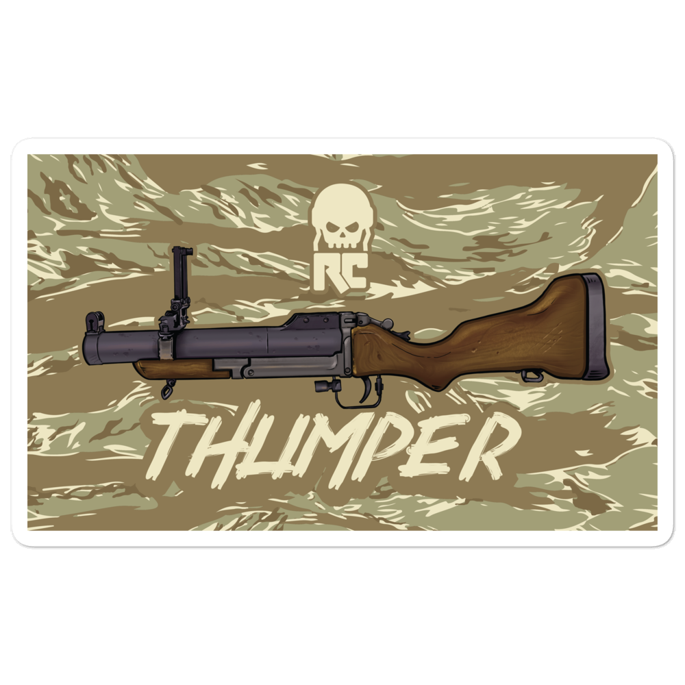 Tigerstripe Thumper M79 Bubble-free stickers