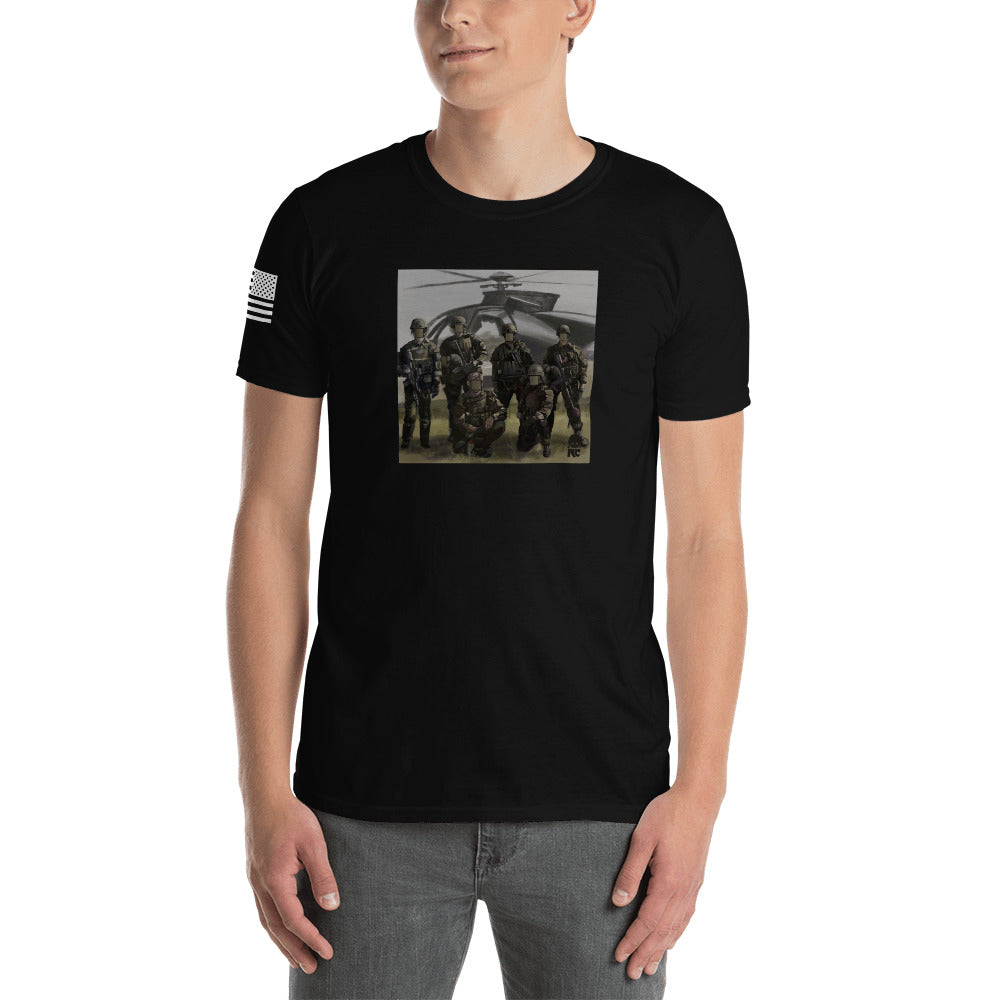 90s Delta Force Operators Artwork Short-Sleeve Unisex T-Shirt