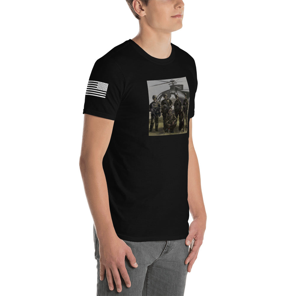 90s Delta Force Operators Artwork Short-Sleeve Unisex T-Shirt