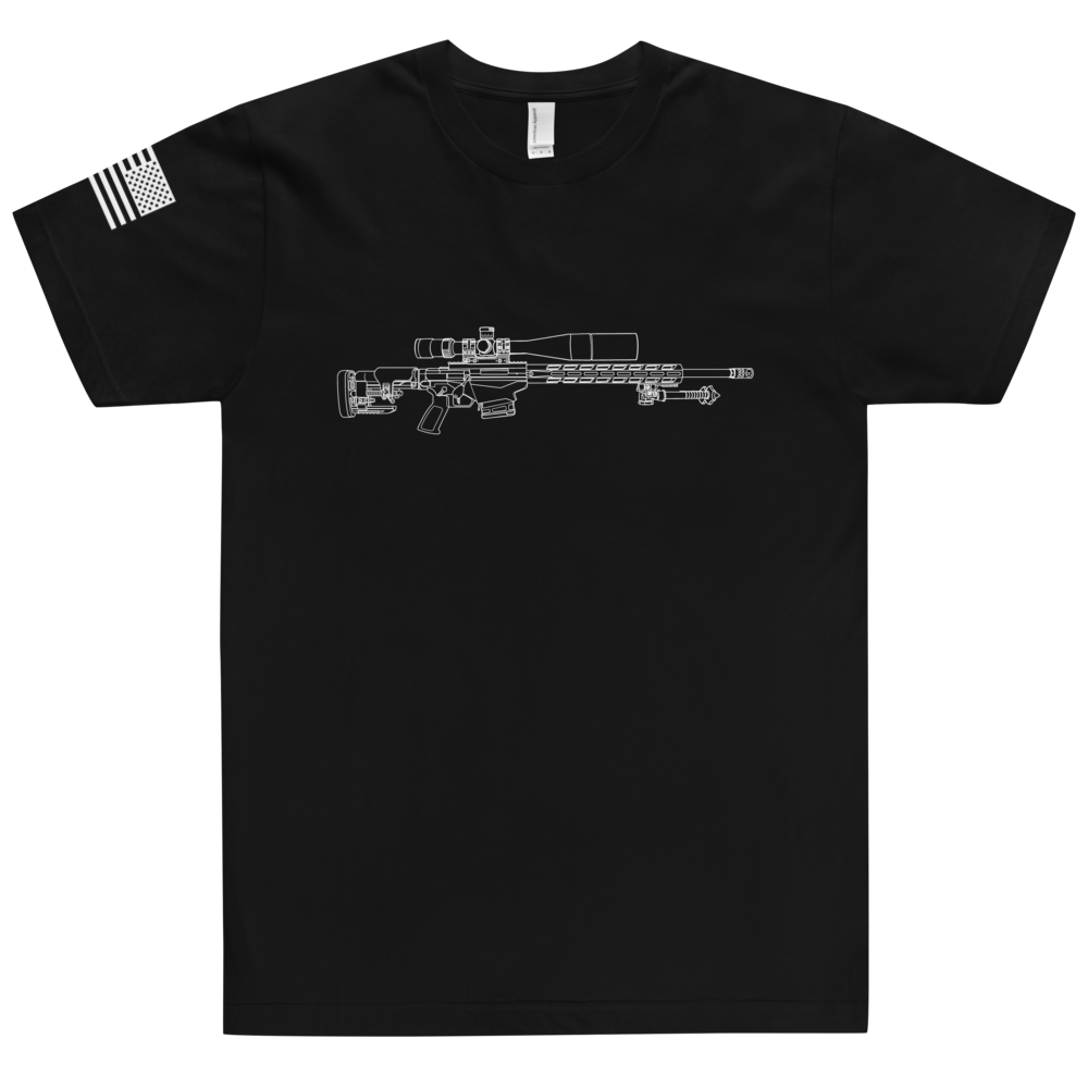 Ruger Precision Rifle Custom Line Art T-Shirt