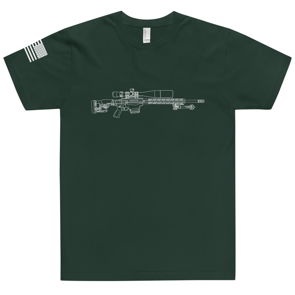 Ruger Precision Rifle Custom Line Art T-Shirt