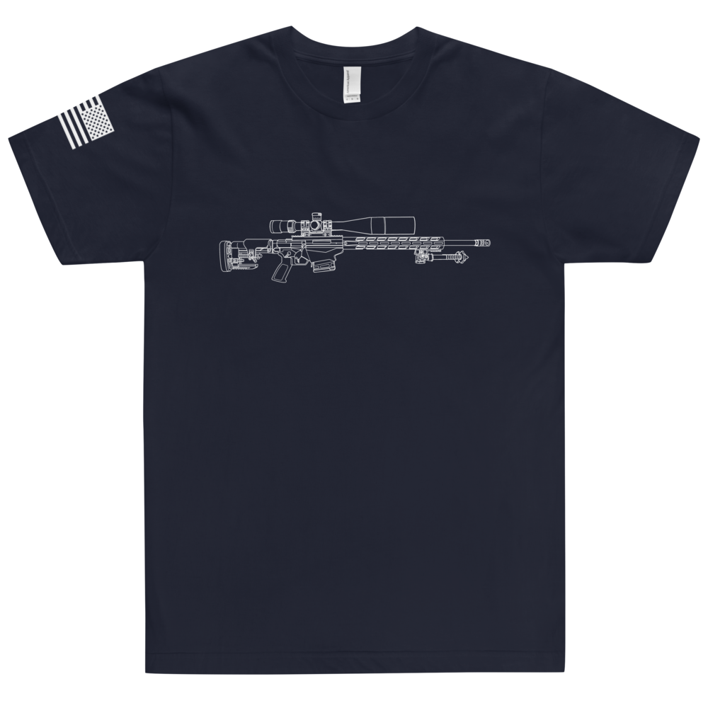 Ruger Precision Rifle Custom Line Art T-Shirt