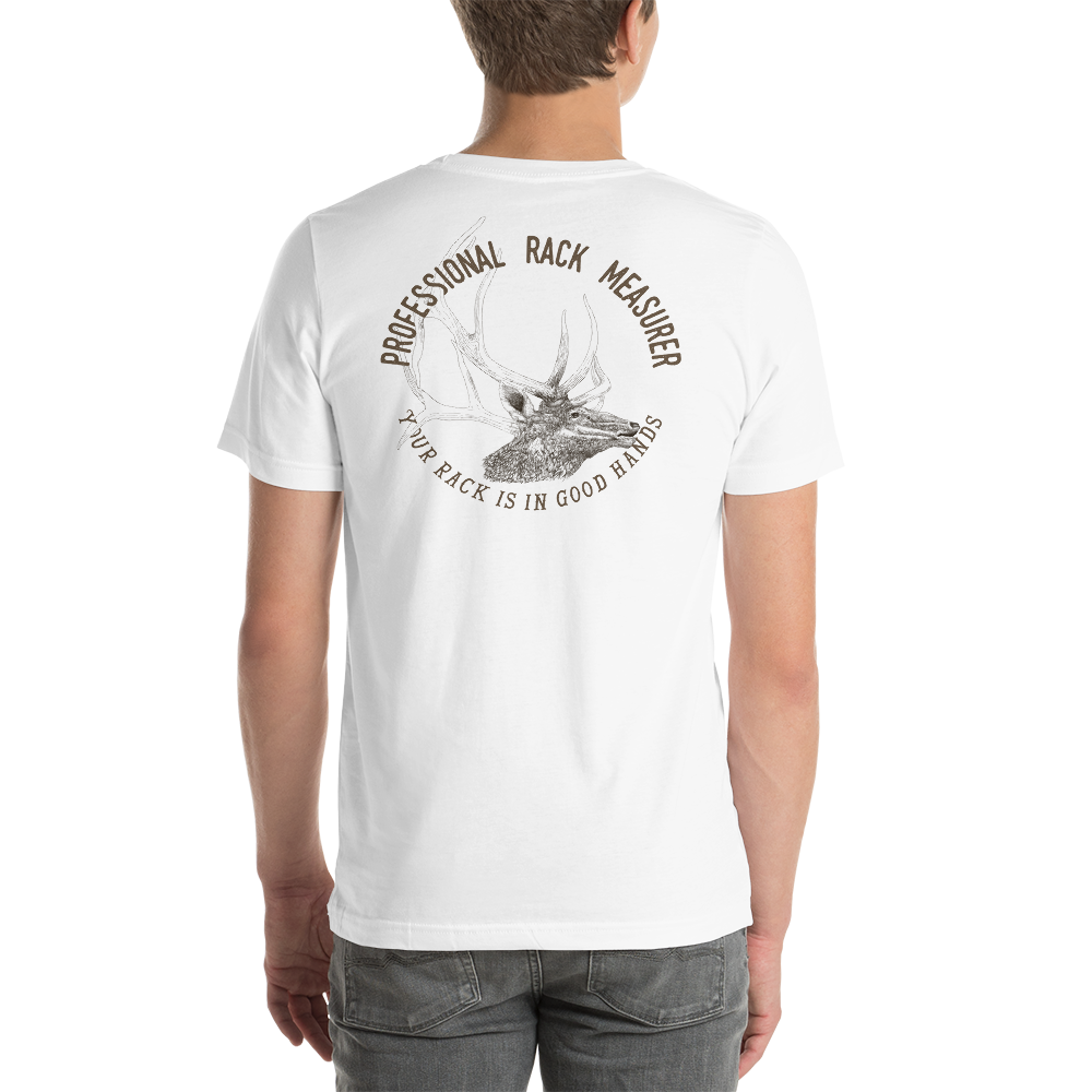 Professional Rack Measurer w/ Chest R&C Logo! Short-Sleeve Unisex T-Shirt